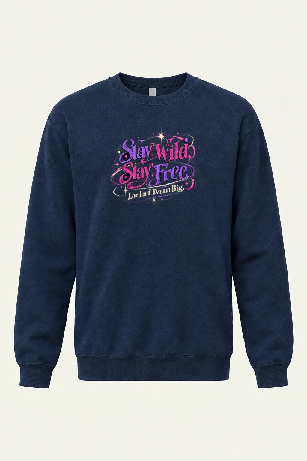 "Electric Freedom Lettering" Heavy Blend Unisex Crewneck Sweatshirt | Gildan 18000