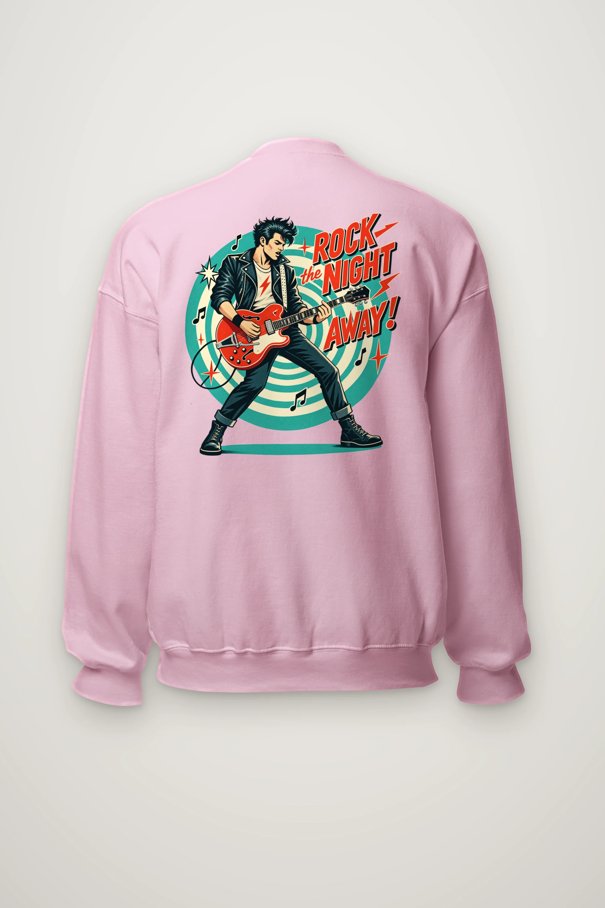 "Electric Midnight Riot" Heavy Blend Unisex Crewneck Sweatshirt