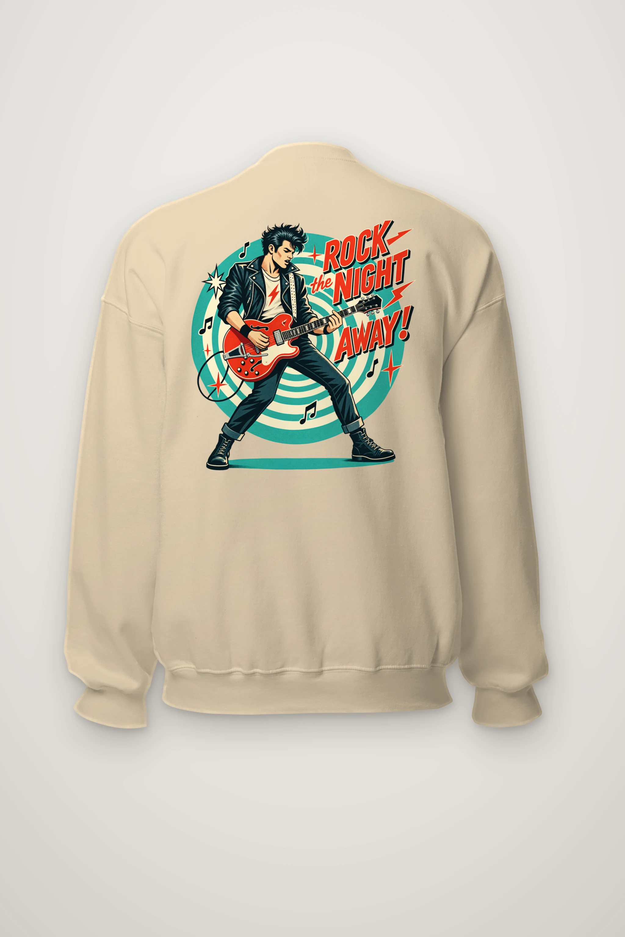 "Electric Midnight Riot" Heavy Blend Unisex Crewneck Sweatshirt