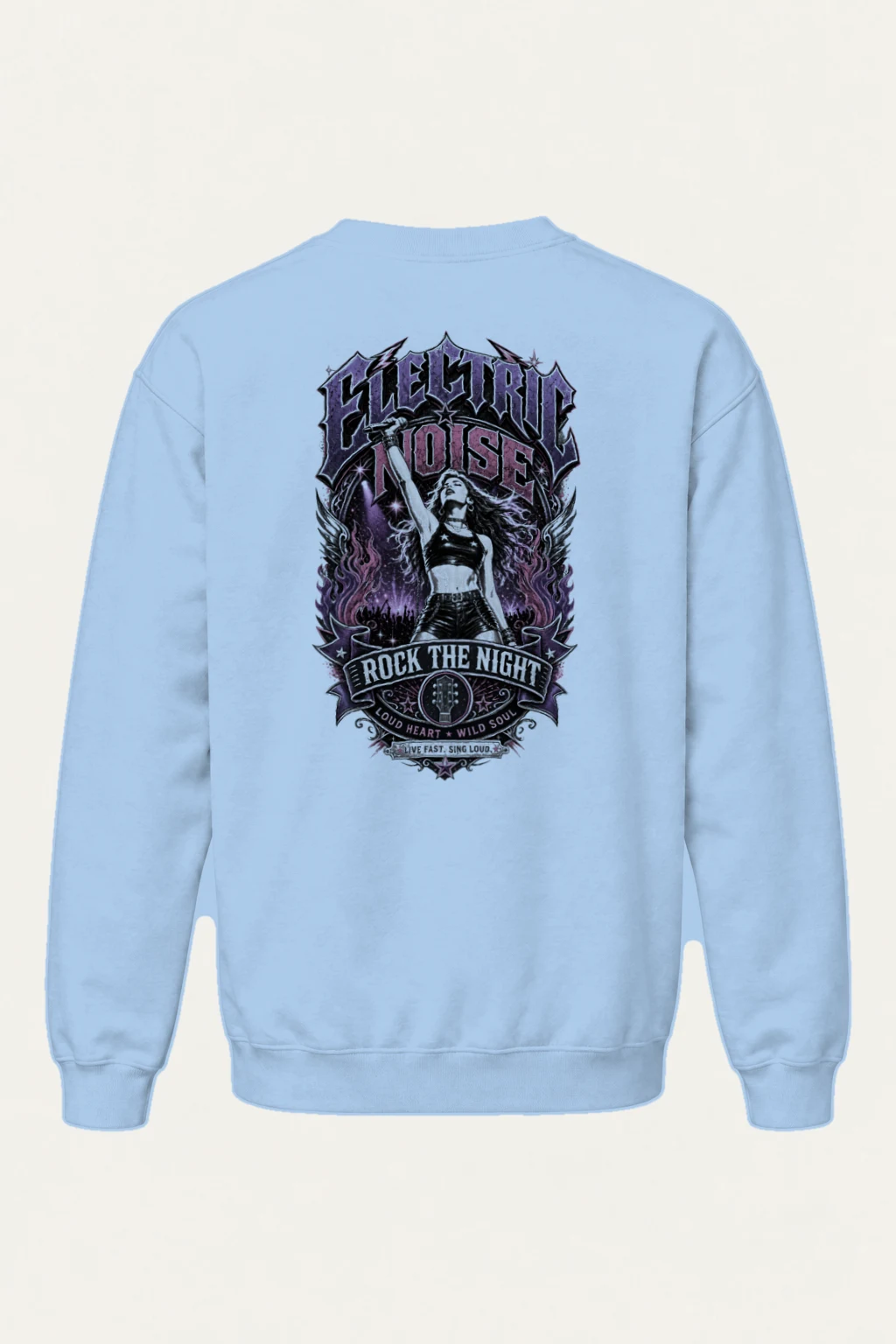 "Electric Noise" Heavy Blend Unisex Crewneck Sweatshirt | Gildan 18000