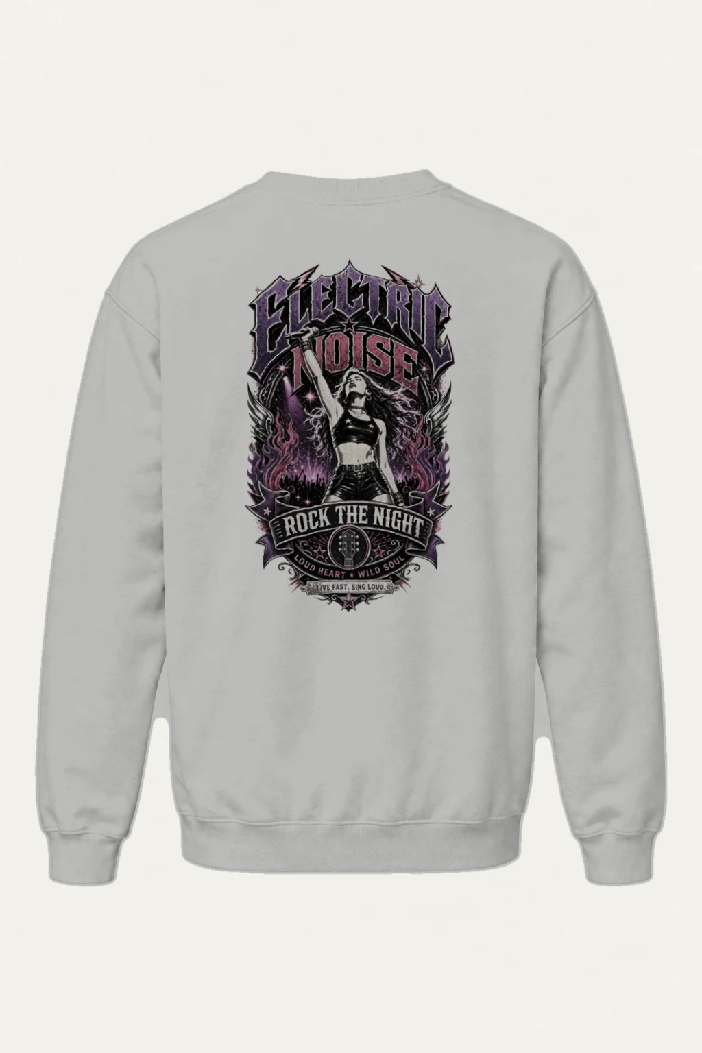 "Electric Noise" Heavy Blend Unisex Crewneck Sweatshirt | Gildan 18000