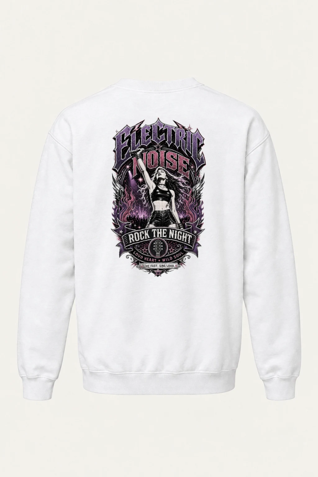 "Electric Noise" Heavy Blend Unisex Crewneck Sweatshirt | Gildan 18000