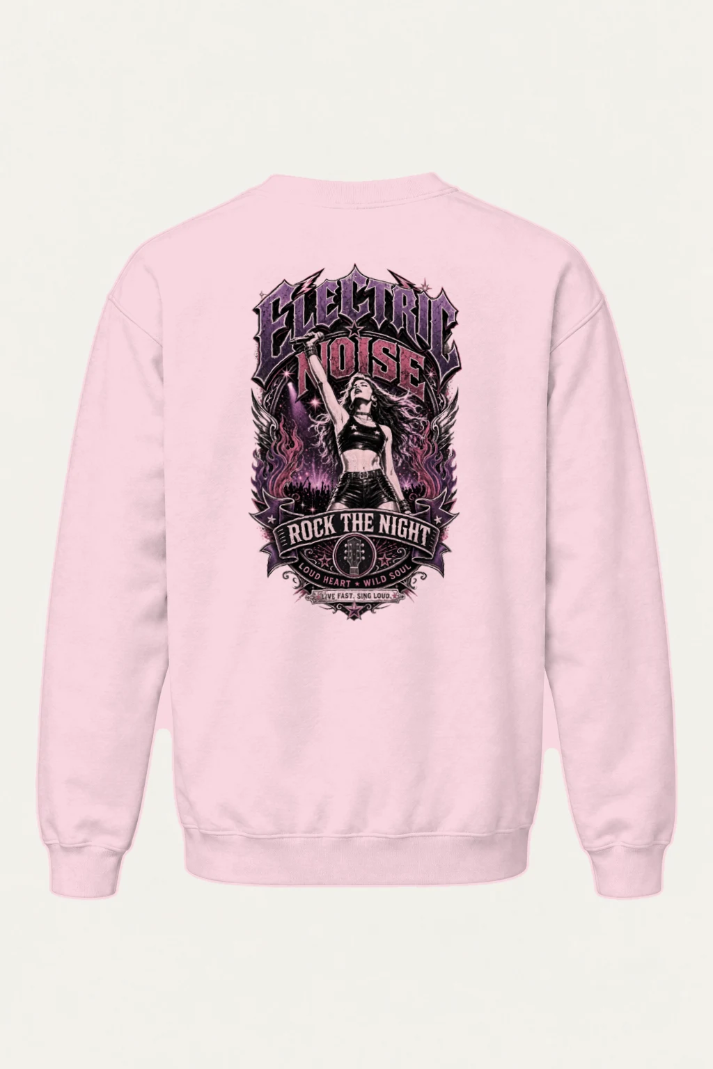 "Electric Noise" Heavy Blend Unisex Crewneck Sweatshirt | Gildan 18000