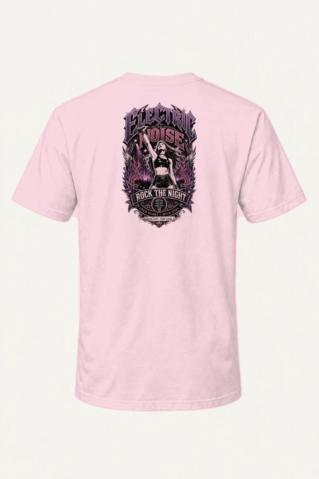 "Electric Noise" Heavyweight Unisex Crewneck T-shirt | Gildan 5000