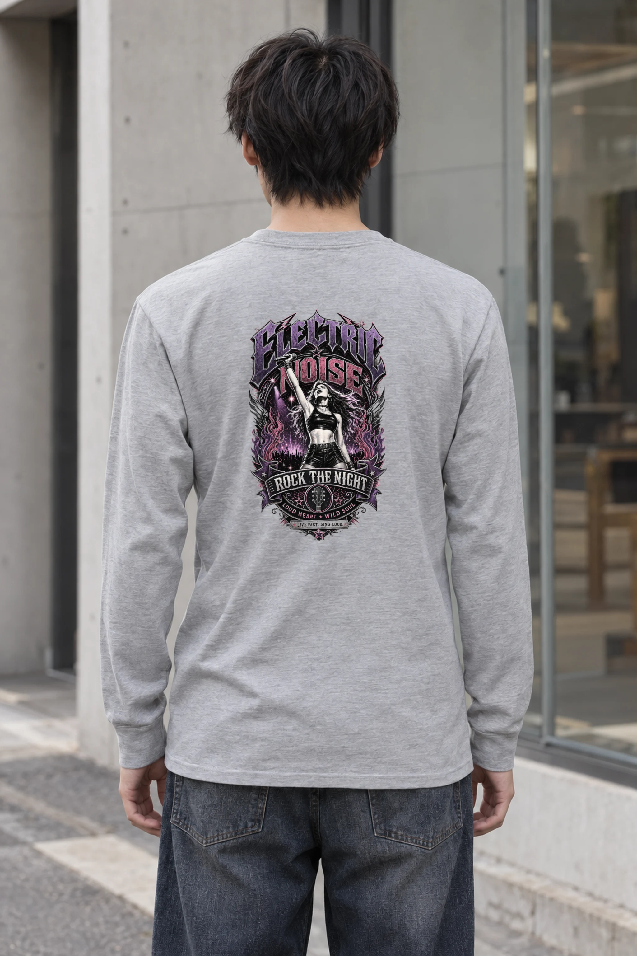"Electric Noise" Unisex Longsleeve T-shirt