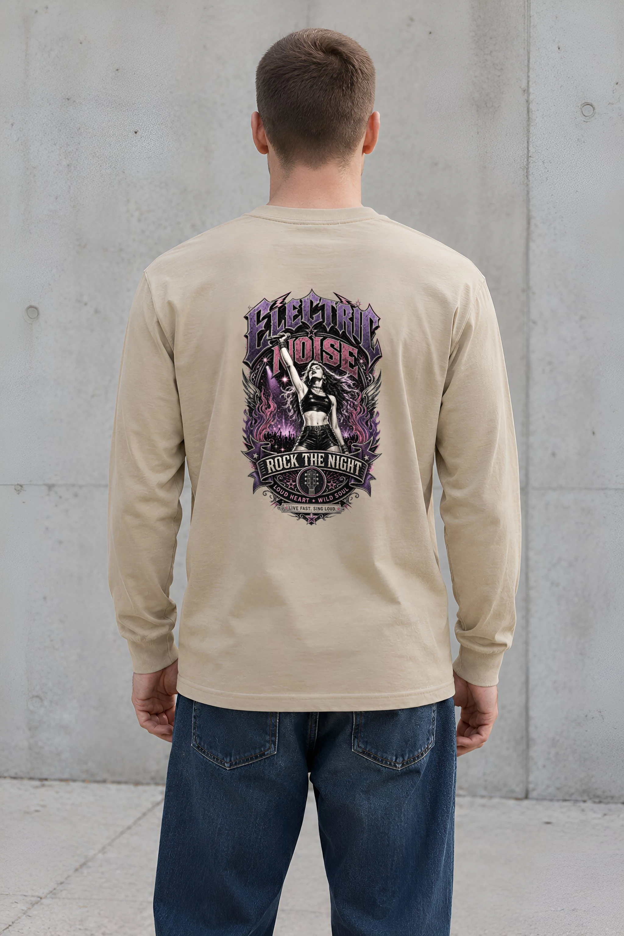 "Electric Noise" Unisex Longsleeve T-shirt