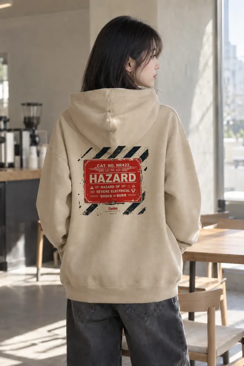 "Electrical Hazard" Heavy Blend Unisex Pullover Hoodie | Gildan 18500