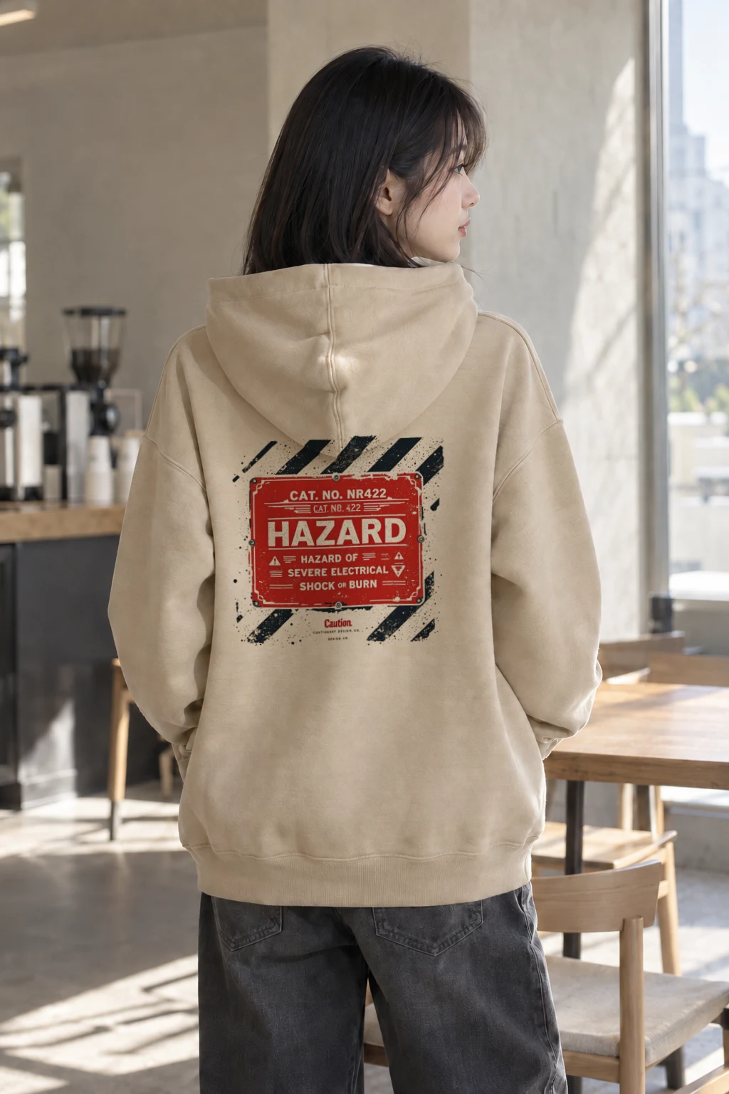 "Electrical Hazard" Heavy Blend Unisex Pullover Hoodie | Gildan 18500
