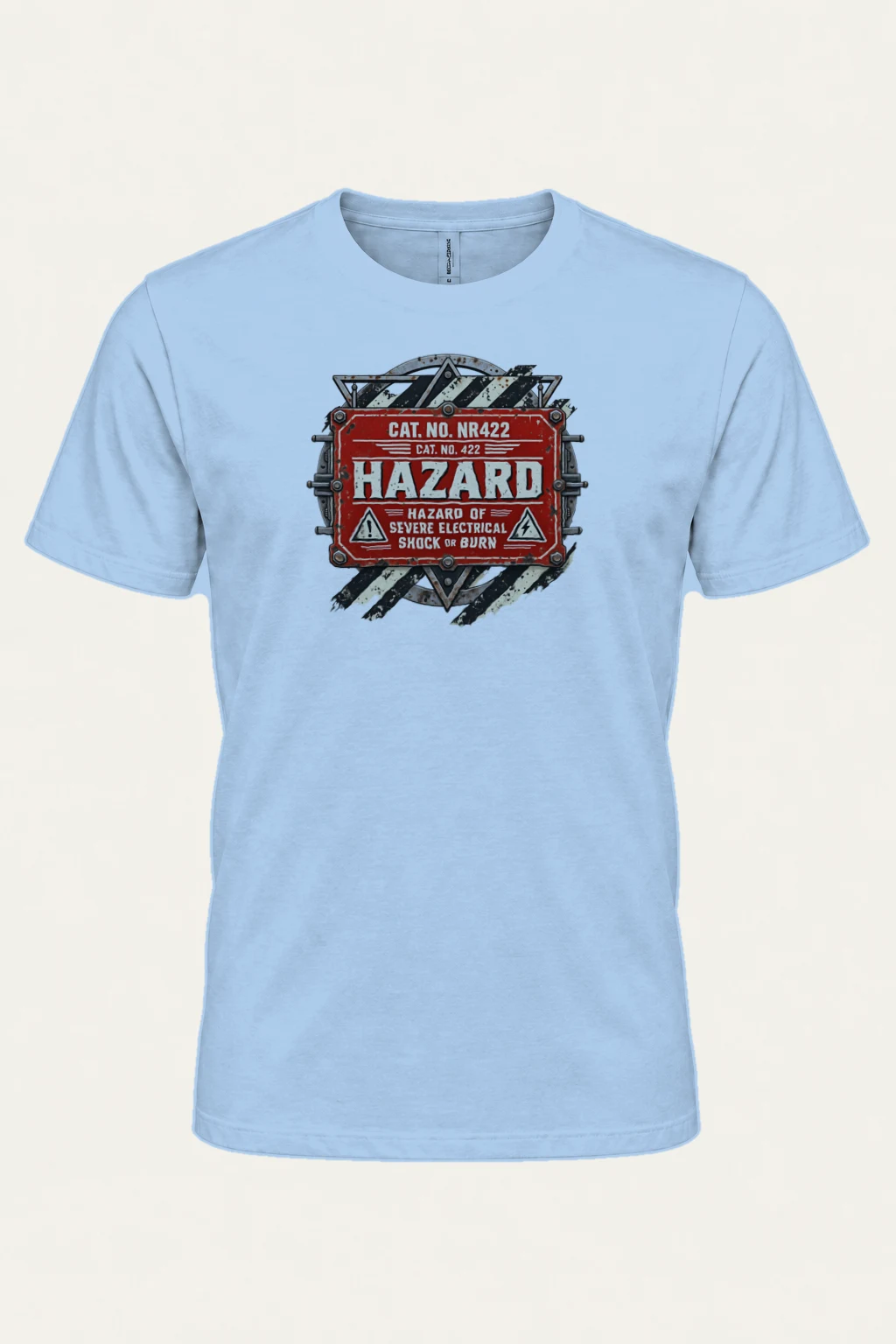 "Electrical Hazard" Heavyweight Unisex Crewneck T-shirt | Gildan 5000