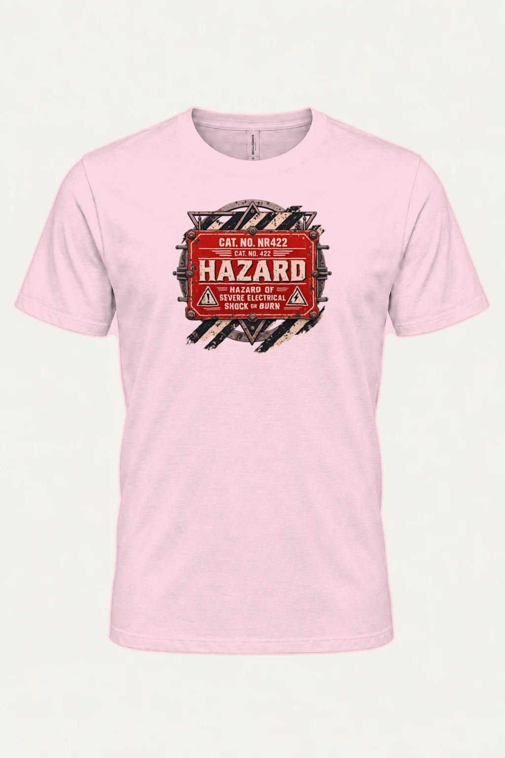 "Electrical Hazard" Heavyweight Unisex Crewneck T-shirt | Gildan 5000