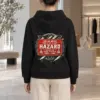 "Electrical Hazard Sign" Heavy Blend Unisex Pullover Hoodie | Gildan 18500