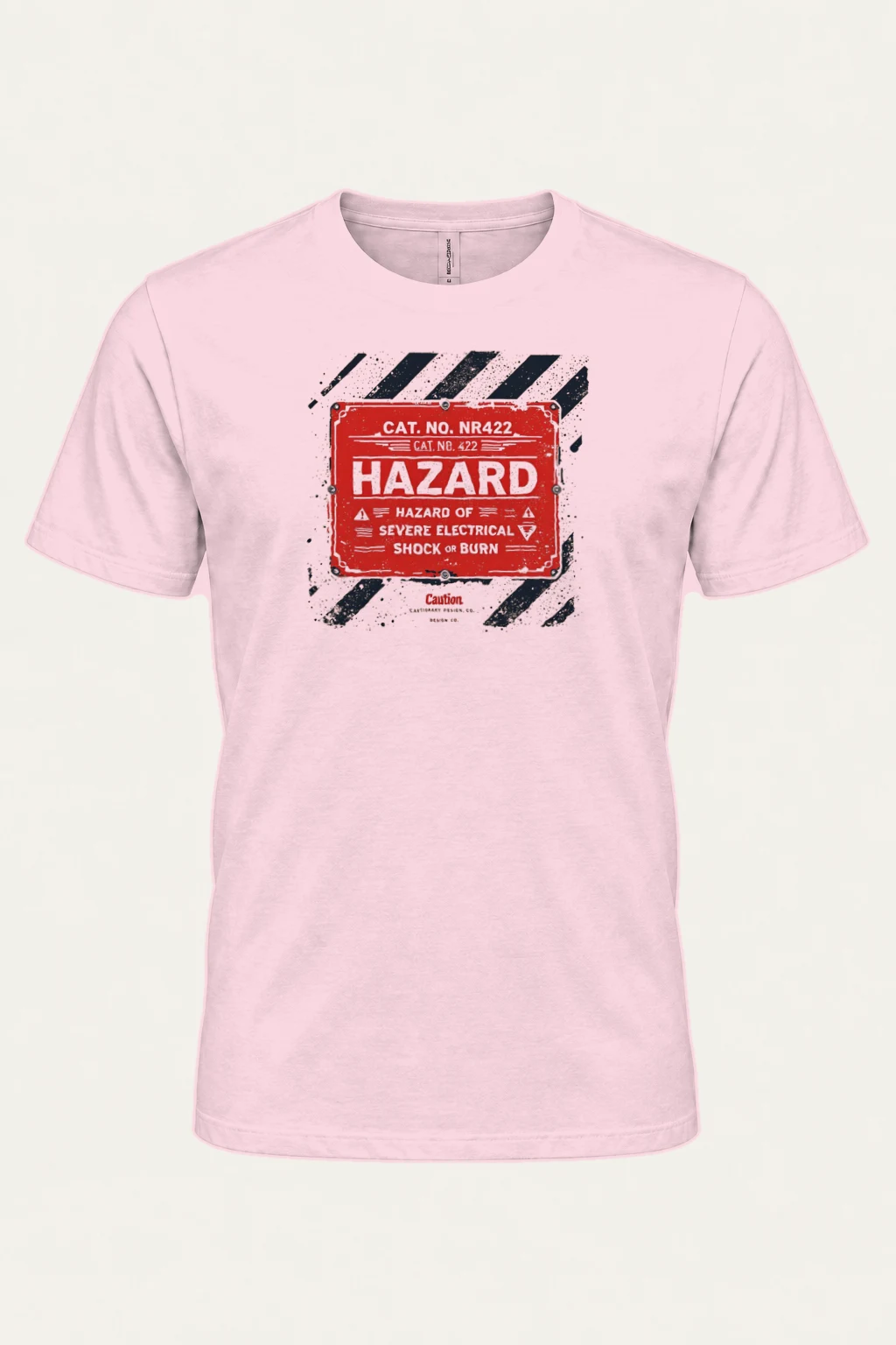 "Electrical Hazard Sign" Heavyweight Unisex Crewneck T-shirt | Gildan 5000