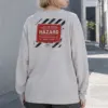 "Electrical Hazard Sign" Unisex Longsleeve T-shirt | Gildan 2400