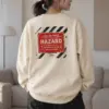 "Electrical Hazard" Unisex Sponge Fleece Crewneck Sweatshirt | Bella + Canvas 3901