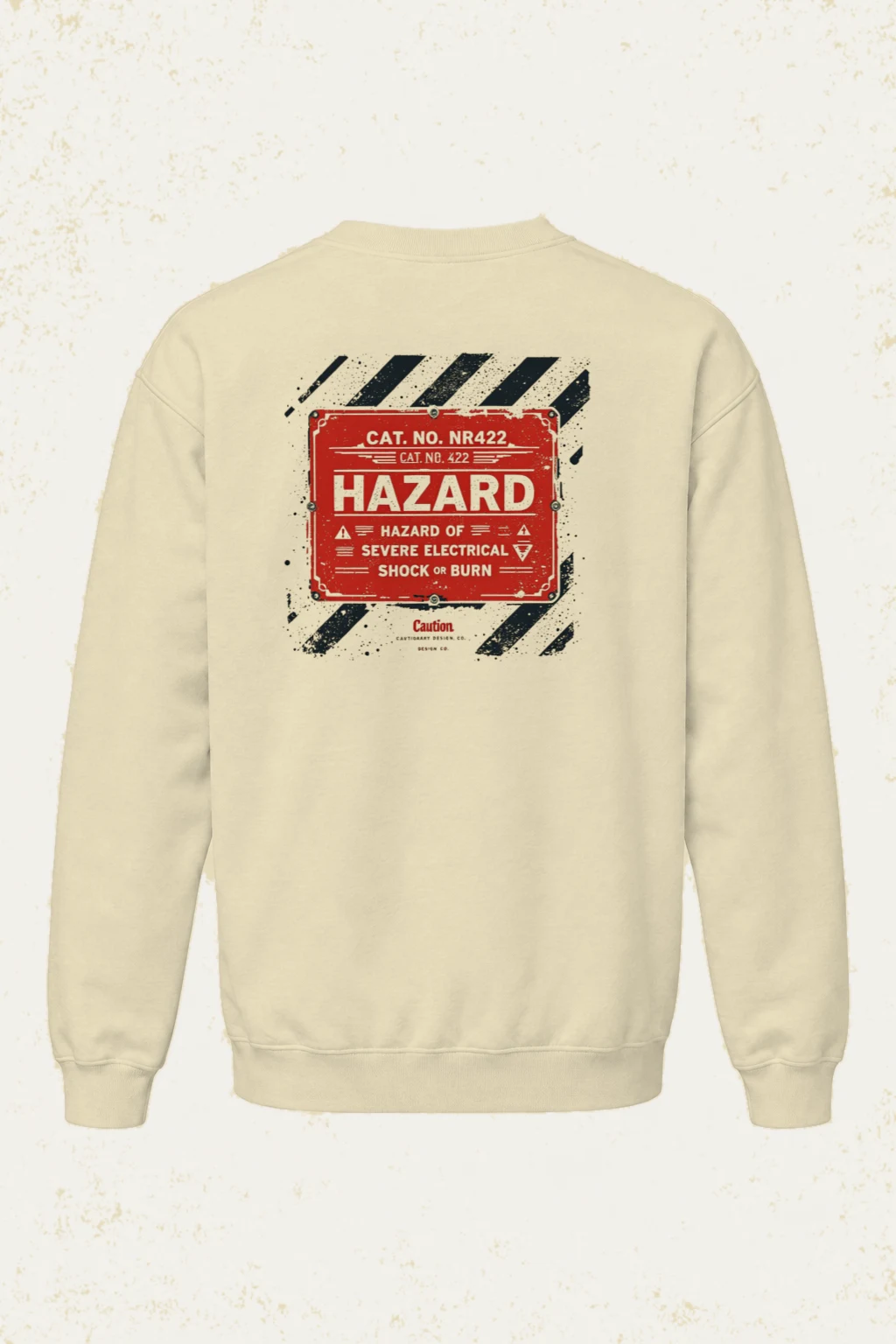 "Electrical Hazard" Unisex Sponge Fleece Crewneck Sweatshirt | Bella + Canvas 3901