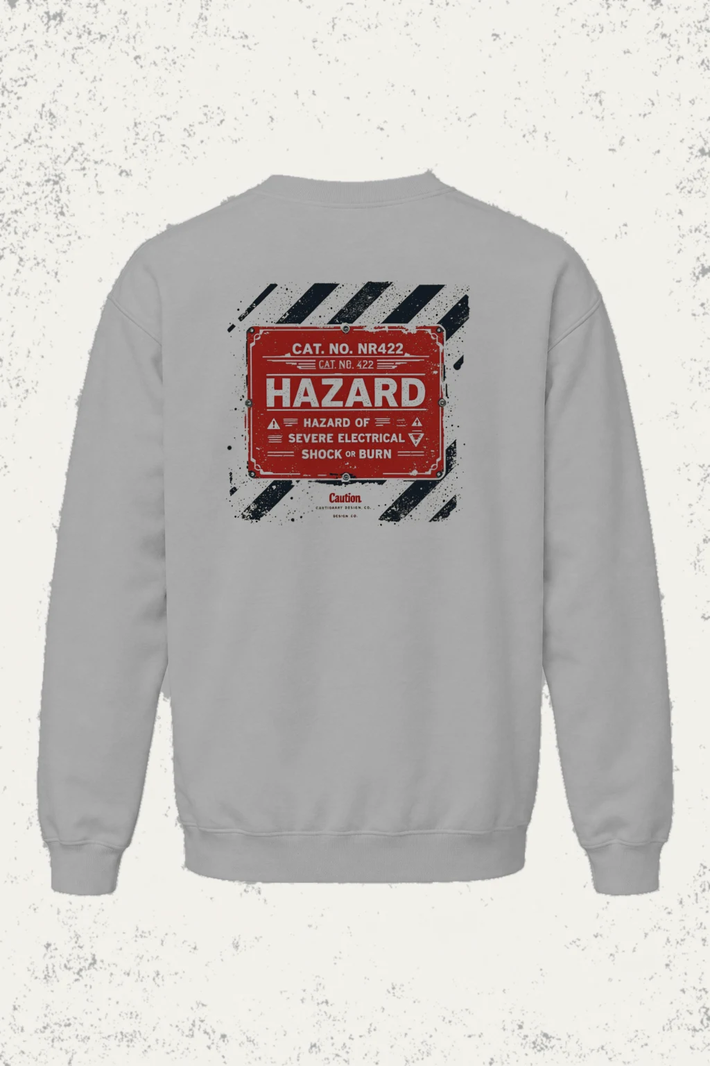 "Electrical Hazard" Unisex Sponge Fleece Crewneck Sweatshirt | Bella + Canvas 3901