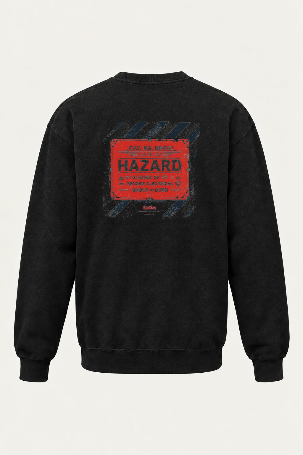 "Electrical Hazard" Unisex Sponge Fleece Crewneck Sweatshirt | Bella + Canvas 3901