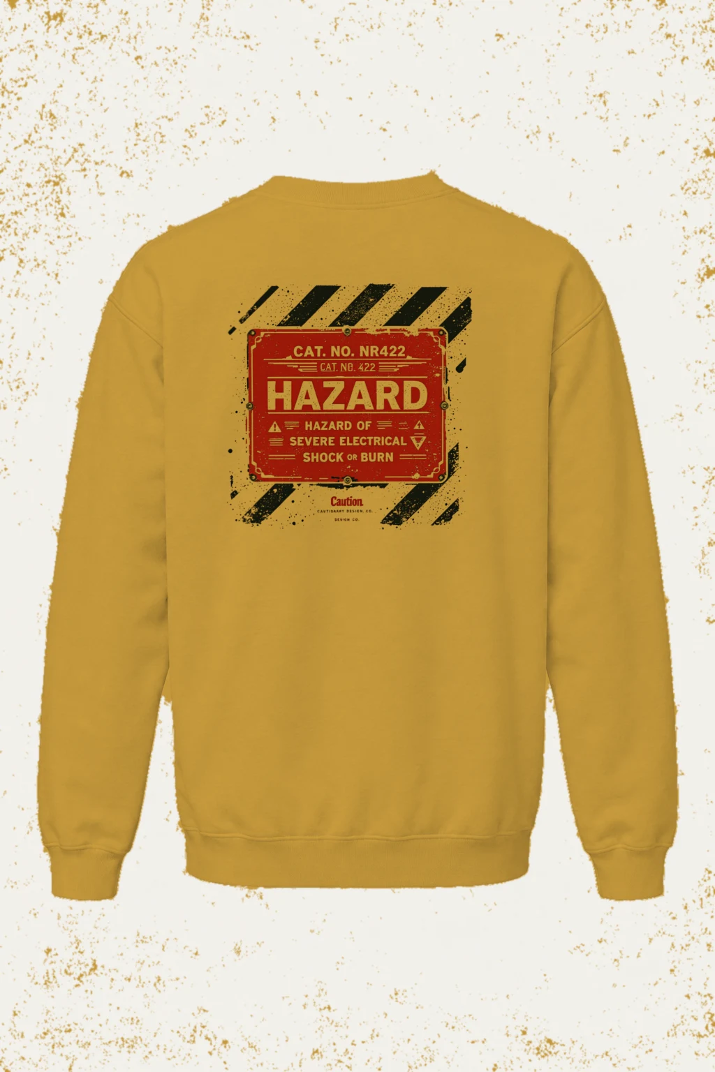 "Electrical Hazard" Unisex Sponge Fleece Crewneck Sweatshirt | Bella + Canvas 3901