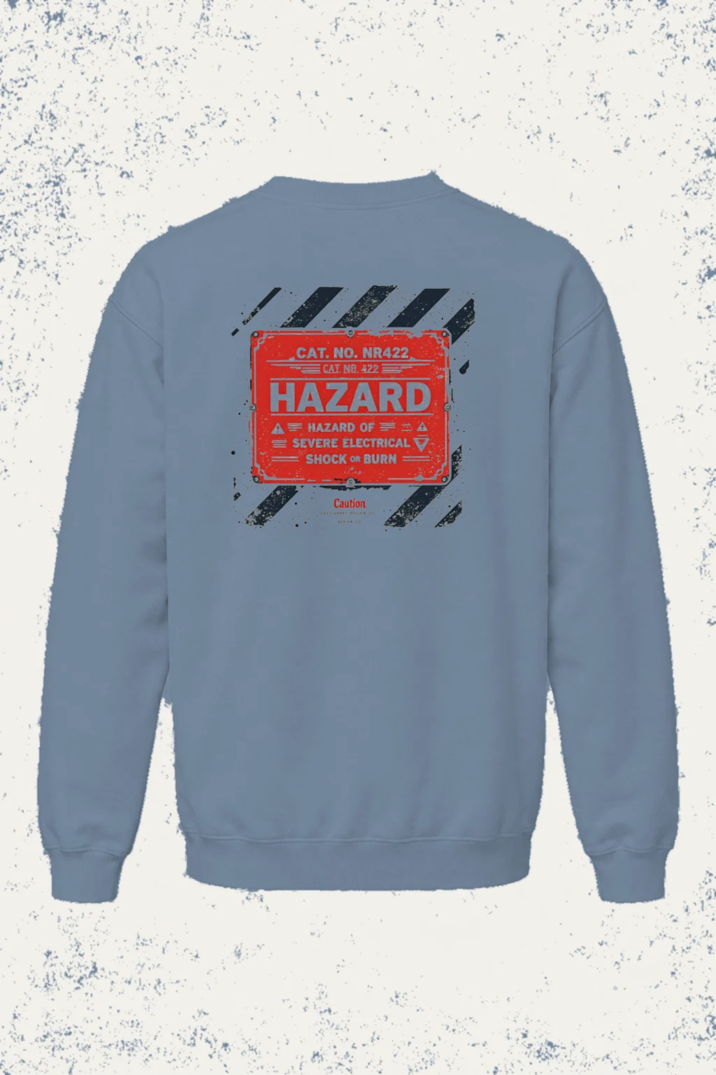 "Electrical Hazard" Unisex Sponge Fleece Crewneck Sweatshirt | Bella + Canvas 3901