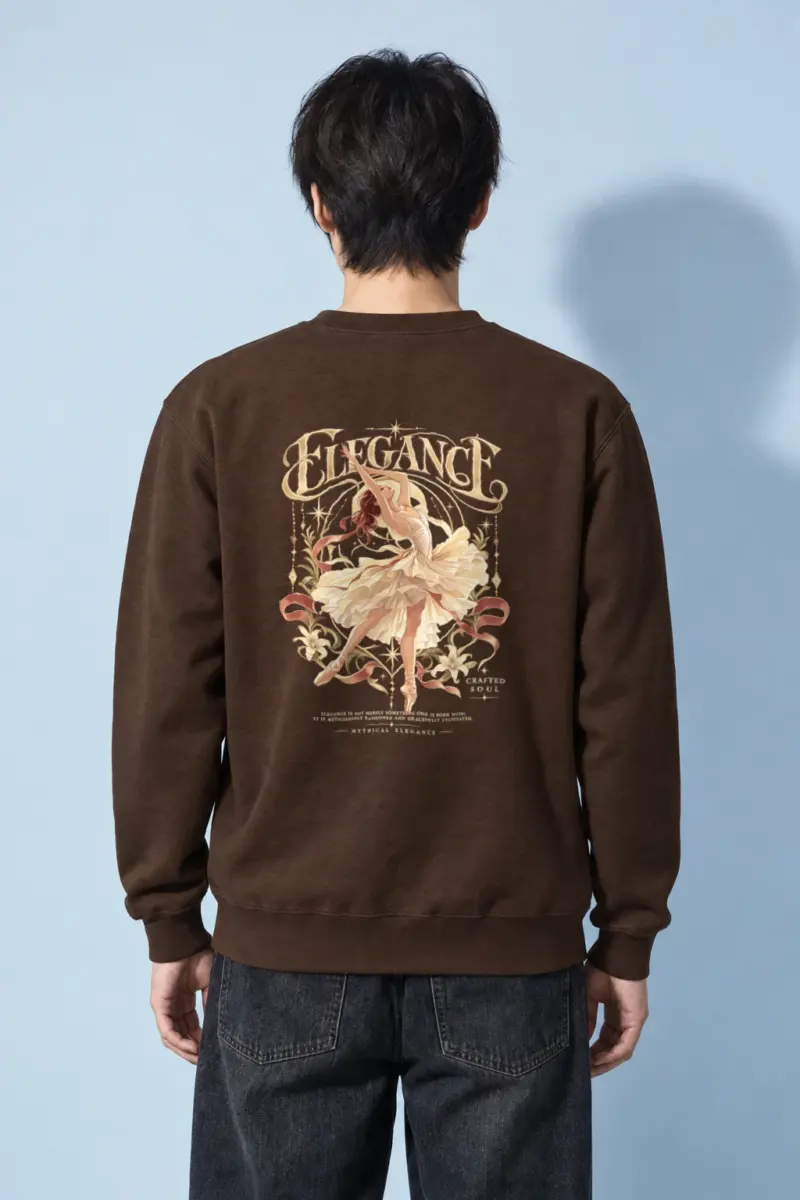 "Elegance Crafted Soul" Heavy Blend Unisex Crewneck Sweatshirt