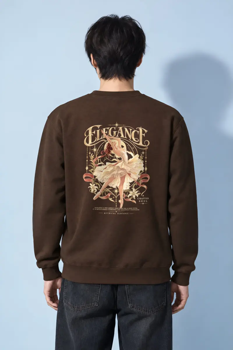 "Elegance Crafted Soul" Heavy Blend Unisex Crewneck Sweatshirt