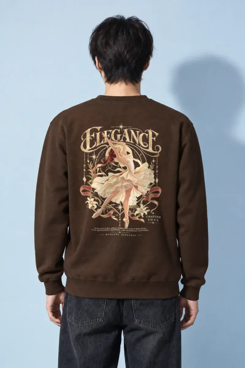"Elegance Crafted Soul" Heavy Blend Unisex Crewneck Sweatshirt
