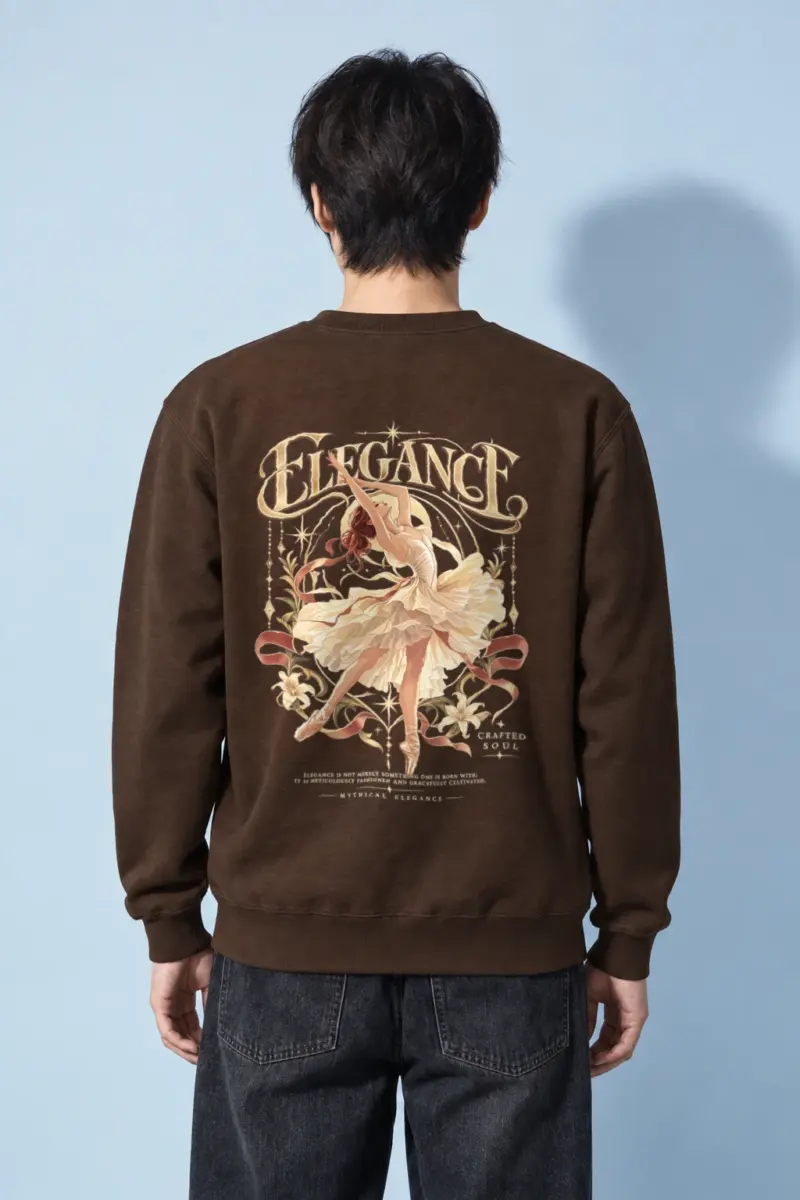 "Elegance Crafted Soul" Heavy Blend Unisex Crewneck Sweatshirt