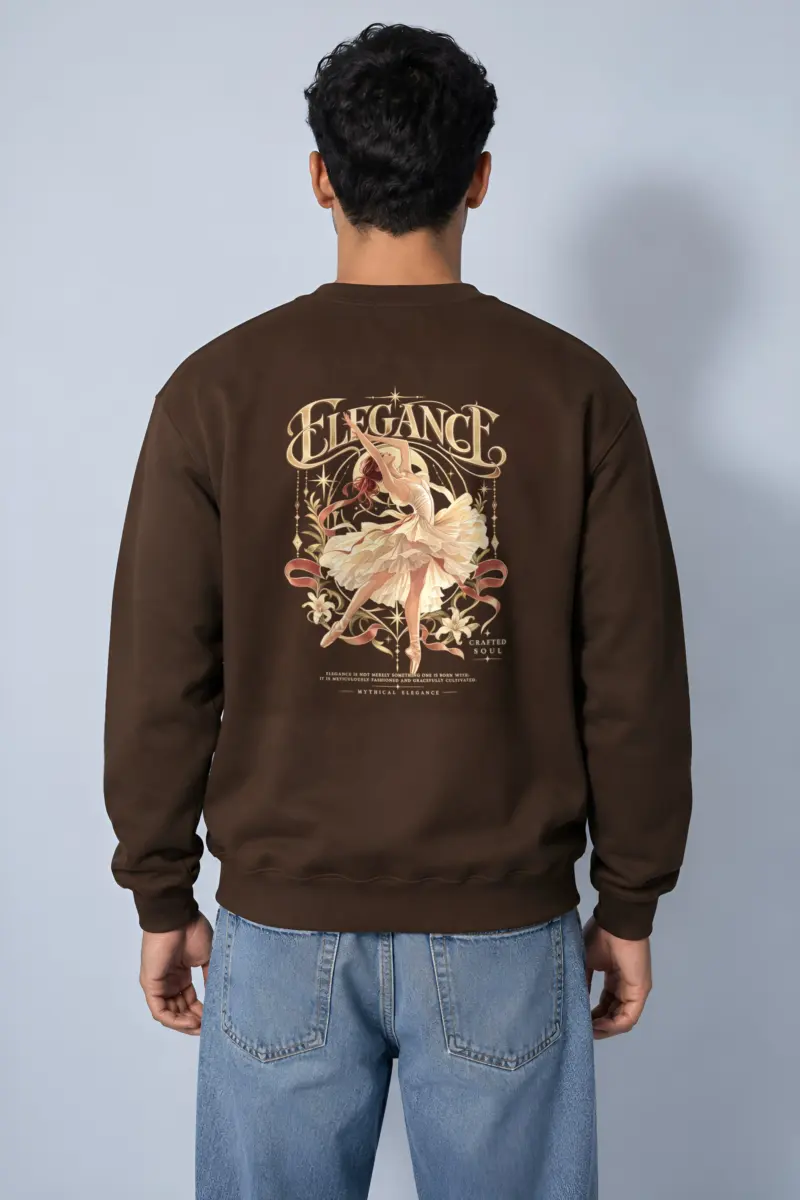 "Elegance Crafted Soul" Heavy Blend Unisex Crewneck Sweatshirt
