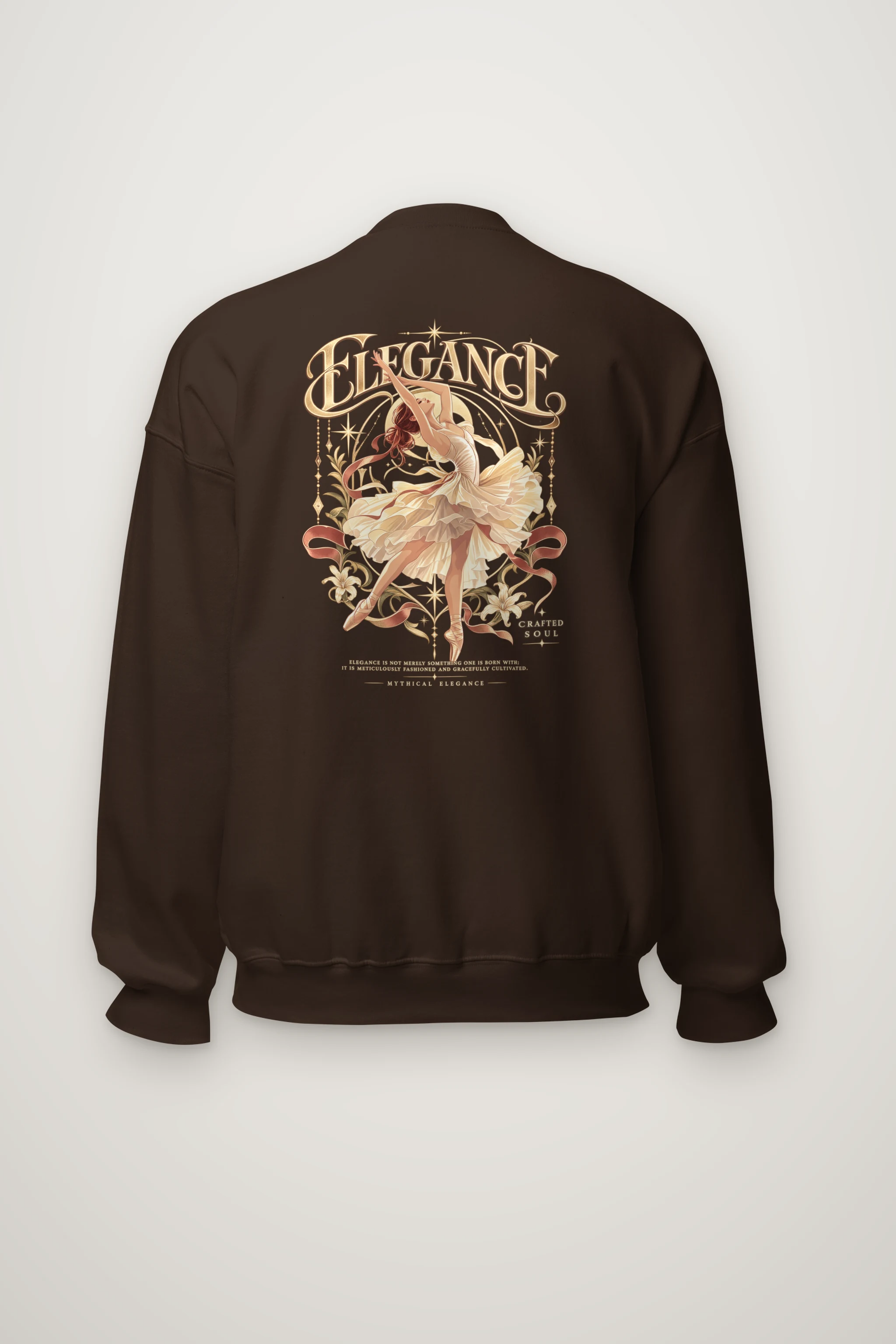 "Elegance Crafted Soul" Heavy Blend Unisex Crewneck Sweatshirt