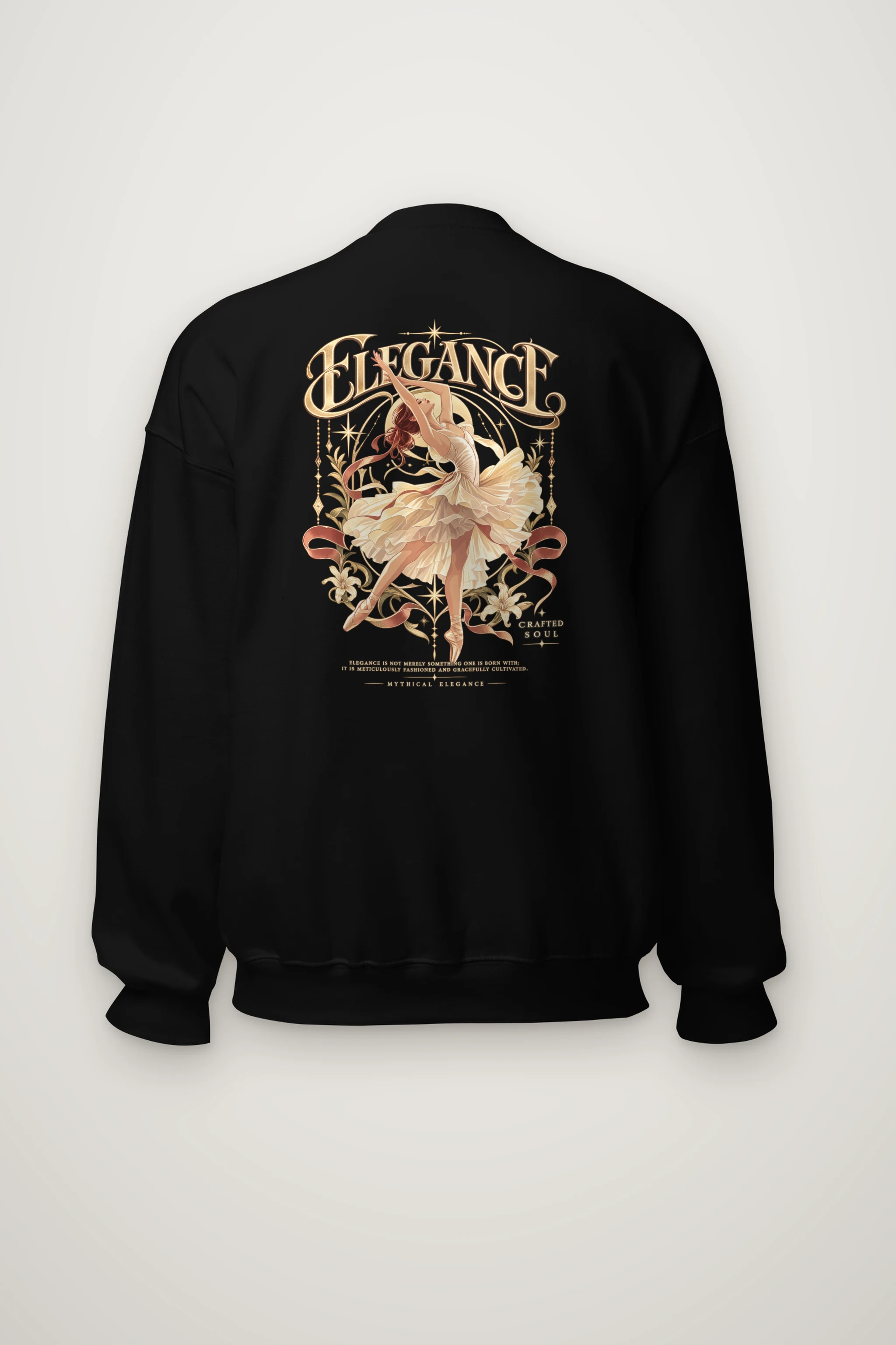 "Elegance Crafted Soul" Heavy Blend Unisex Crewneck Sweatshirt