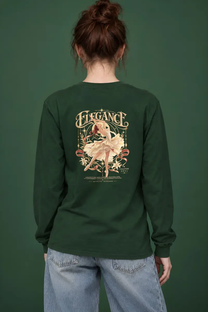 "Elegance Crafted Soul" Unisex Longsleeve T-shirt