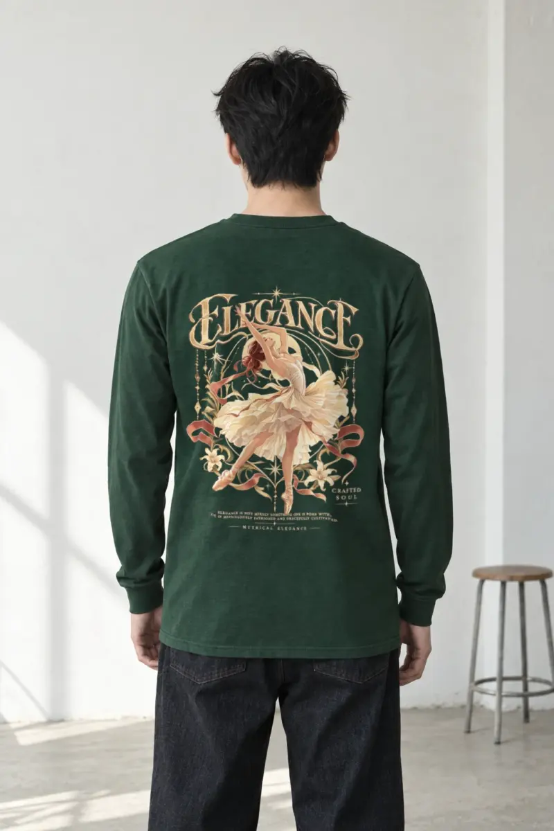 "Elegance Crafted Soul" Unisex Longsleeve T-shirt