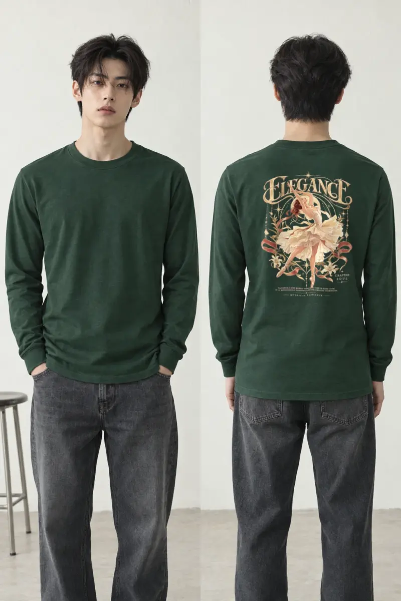 "Elegance Crafted Soul" Unisex Longsleeve T-shirt