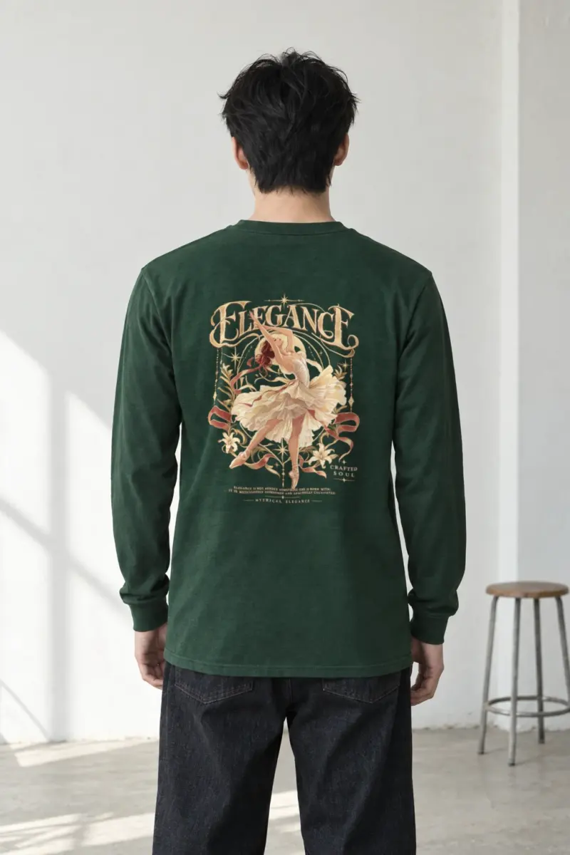 "Elegance Crafted Soul" Unisex Longsleeve T-shirt