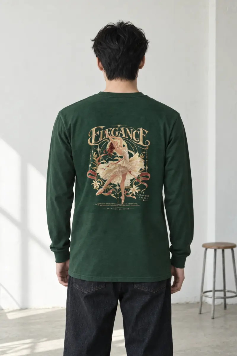 "Elegance Crafted Soul" Unisex Longsleeve T-shirt