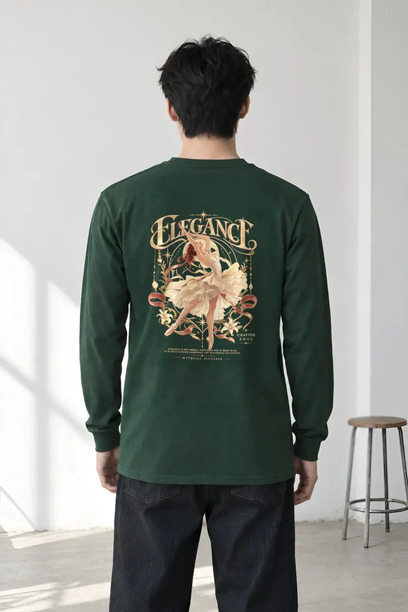 "Elegance Crafted Soul" Unisex Longsleeve T-shirt