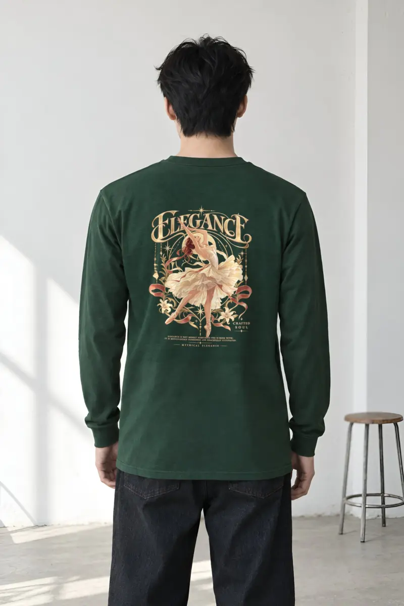 "Elegance Crafted Soul" Unisex Longsleeve T-shirt