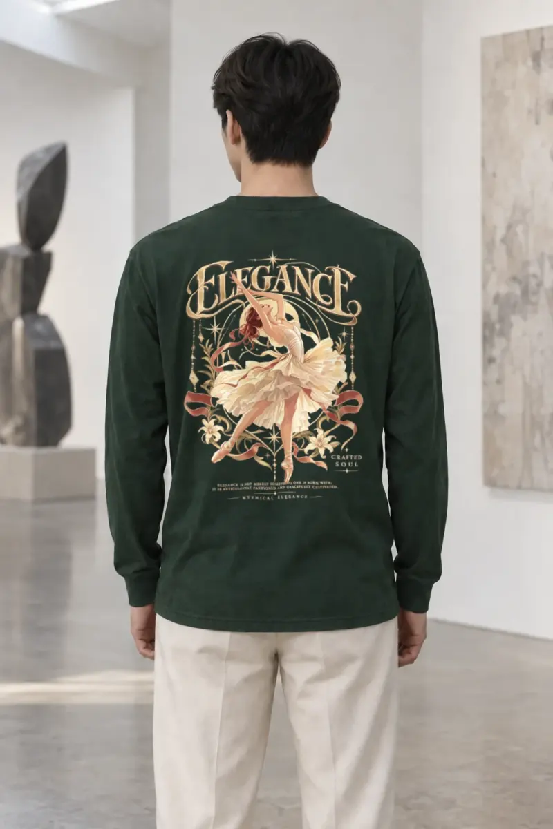 "Elegance Crafted Soul" Unisex Longsleeve T-shirt | Gildan 2400