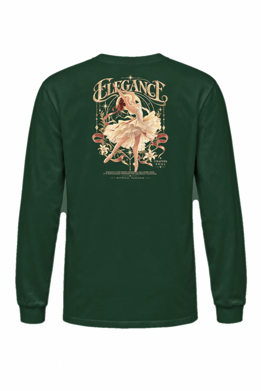 "Elegance Crafted Soul" Unisex Longsleeve T-shirt | Gildan 2400