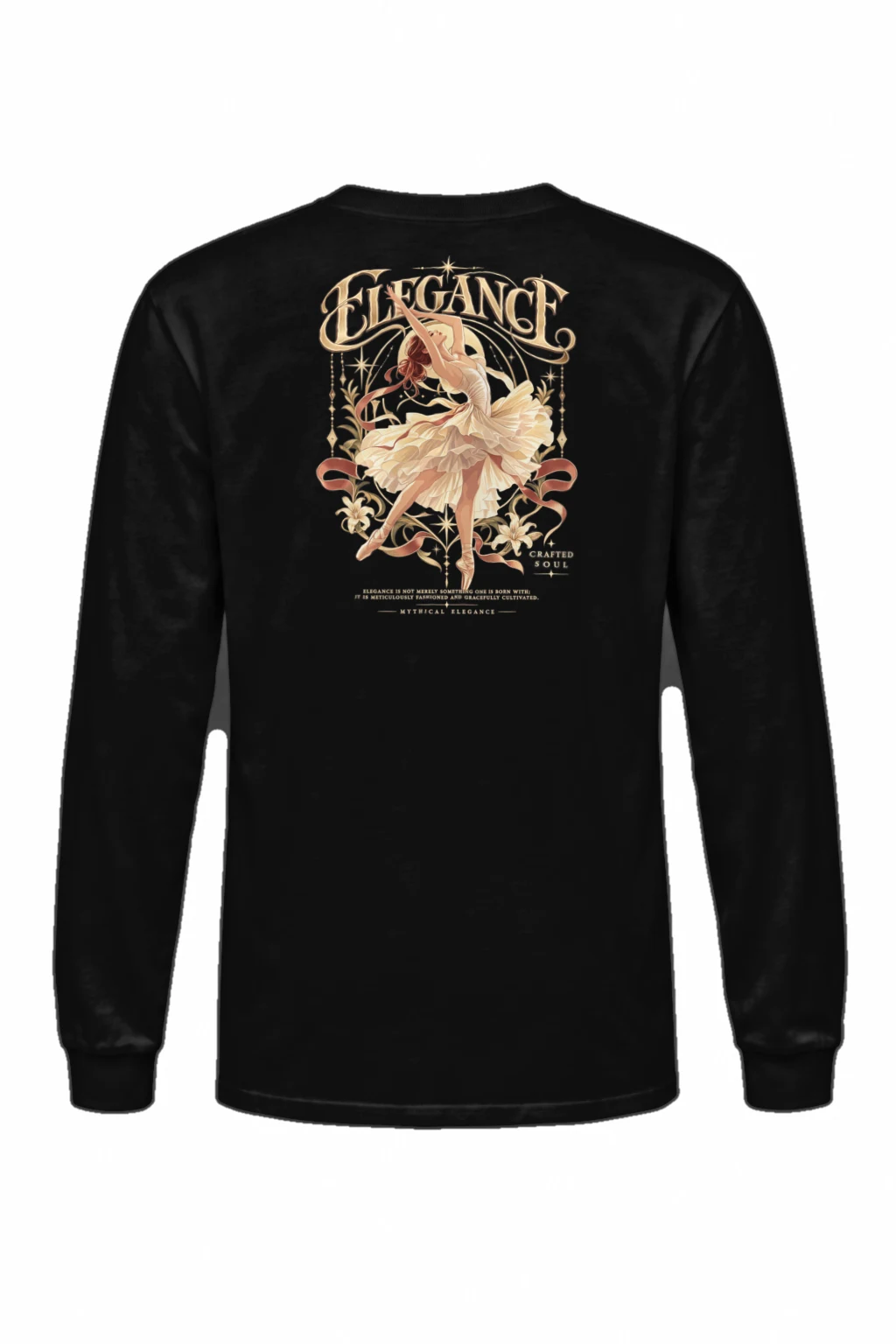 "Elegance Crafted Soul" Unisex Longsleeve T-shirt | Gildan 2400