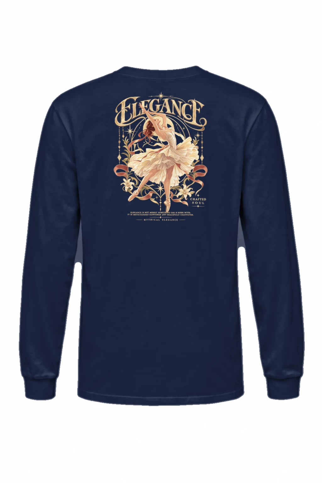 "Elegance Crafted Soul" Unisex Longsleeve T-shirt | Gildan 2400
