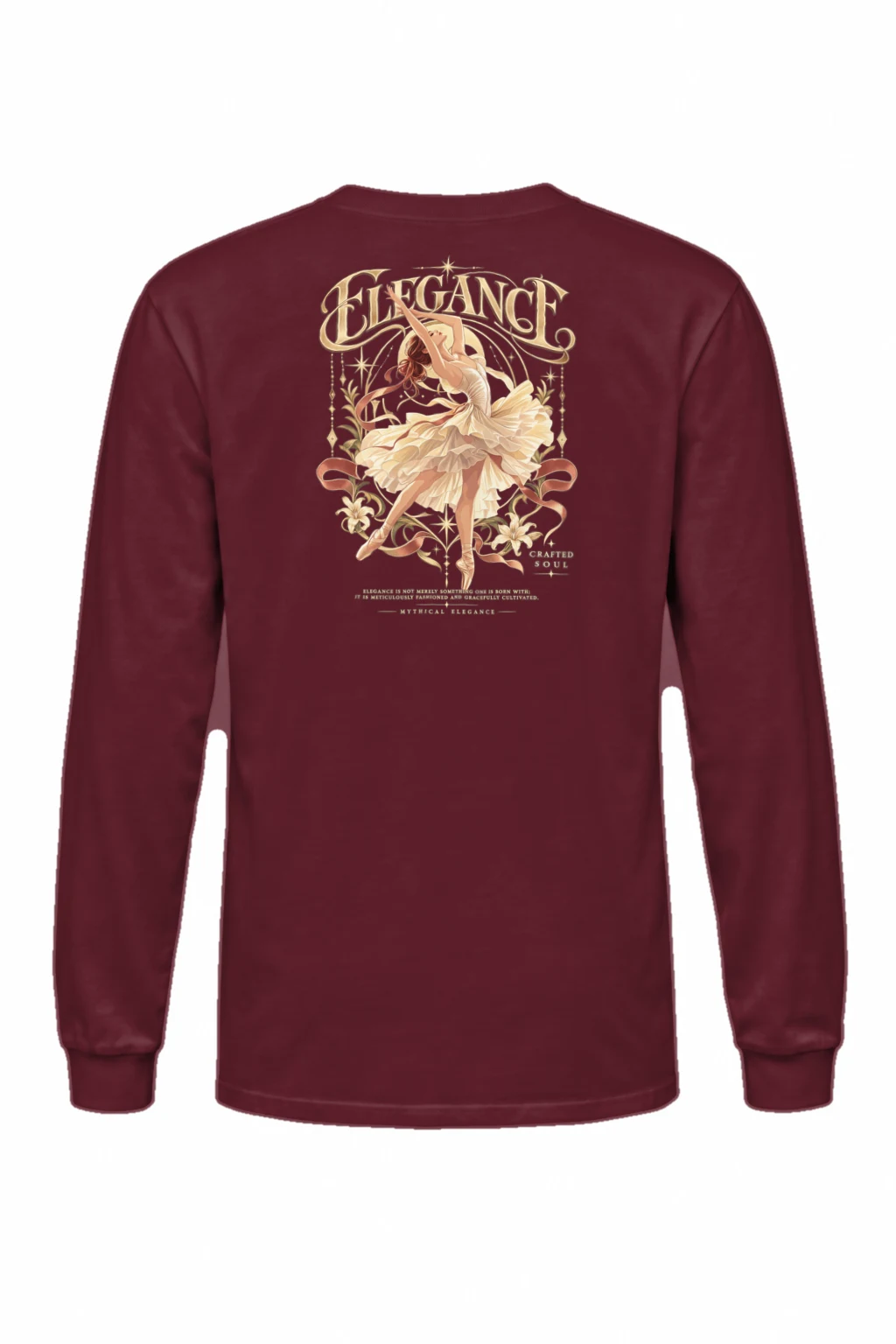 "Elegance Crafted Soul" Unisex Longsleeve T-shirt | Gildan 2400