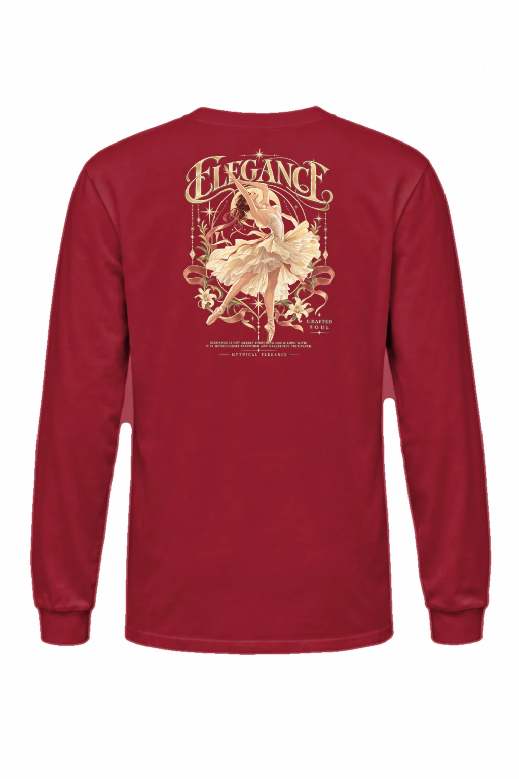 "Elegance Crafted Soul" Unisex Longsleeve T-shirt | Gildan 2400