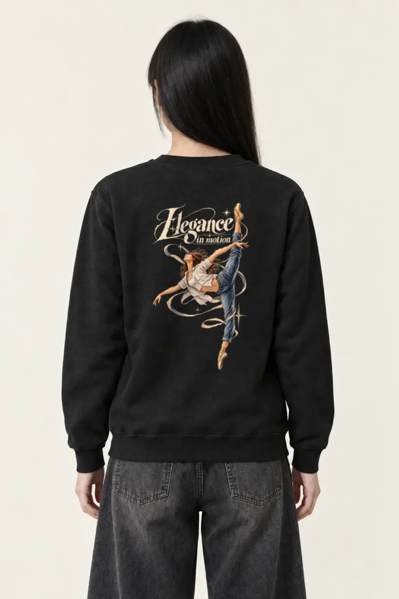 "Elegance In Motion" Heavy Blend Unisex Crewneck Sweatshirt
