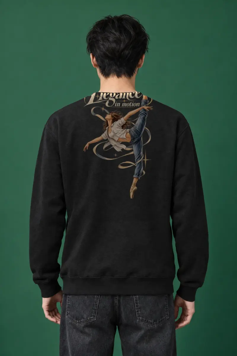 "Elegance In Motion" Heavy Blend Unisex Crewneck Sweatshirt