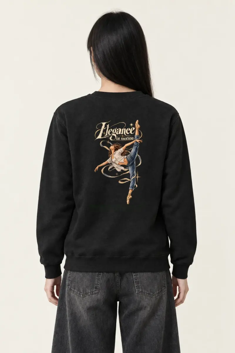 "Elegance In Motion" Heavy Blend Unisex Crewneck Sweatshirt