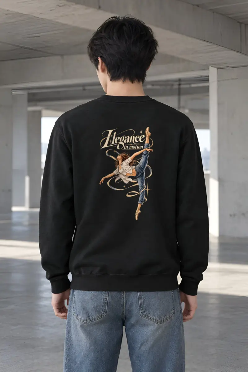 "Elegance In Motion" Heavy Blend Unisex Crewneck Sweatshirt