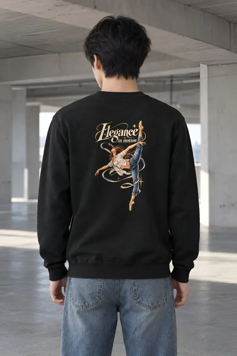 "Elegance In Motion" Heavy Blend Unisex Crewneck Sweatshirt