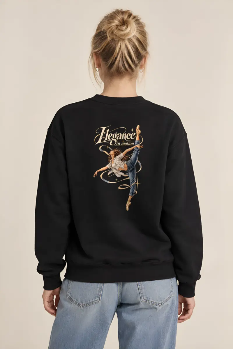 "Elegance In Motion" Heavy Blend Unisex Crewneck Sweatshirt