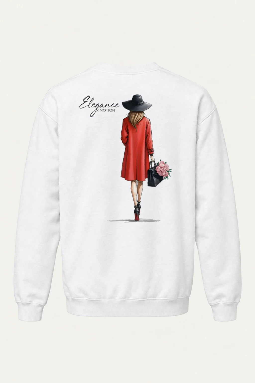 "Elegance In Motion" Heavy Blend Unisex Crewneck Sweatshirt | Gildan 18000